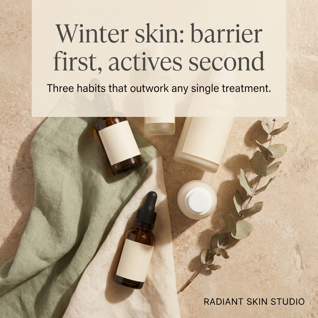 Sample post for a fictional clinic: winter skin barrier tips